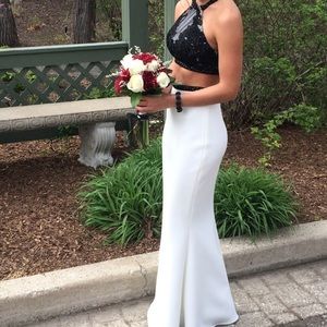 Faviana Two-Piece Prom Dress